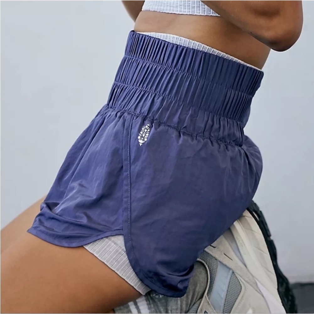 Free People Movement Gray Way Home Shorts - Size Small